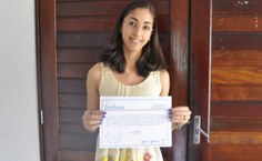 Mayara recebeu dois certificados e concorre ao destaque CNPq
