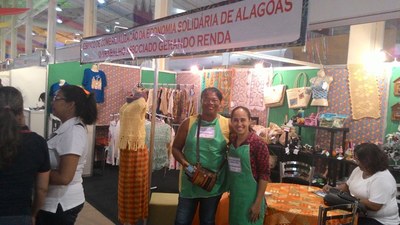 Estande da Unitrabalho na Feira dos Municípios