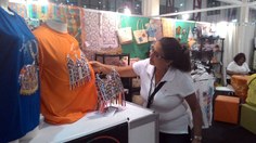 O espaço está reservado para exposição e comercialização dos produtos dos grupos de artesanato acompanhados pela Incubadora de Empreendimentos Solidários