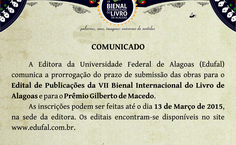 Comunicado da Edufal