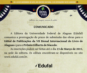 Comunicado da Edufal