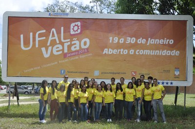 Equipe responsável pela organização do Ufal Verão 2015