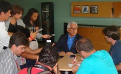 Em coletiva, reitor Eurico Lôbo falou sobre atual situação da Universidade e projetos futuros