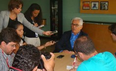 Em coletiva, reitor Eurico Lôbo falou sobre atual situação da Universidade e projetos futuros