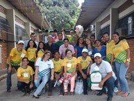 Turma de alunos do Ceca