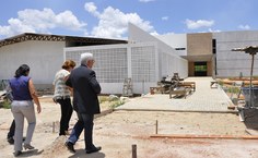 Prédio do novo restaurante universitário está em fase de acabamento