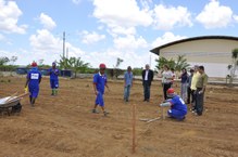 Terreno onde será construído novo bloco de laboratórios