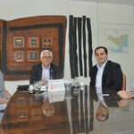 Reitor recebe vista do deputado federal Marx Beltrão