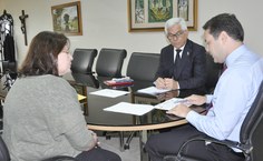 Governador Renan Filho recebe projetos da Ufal para o Caiite 2015 e a 7ª Bienal de Alagoas