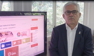 Reitor Eurico Lôbo destaca papel da Agência Ufal como mais um canal com a sociedade