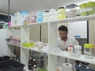 Laboratório de Ecologia microbiana e Biotecnologia é uma das instalações do curso