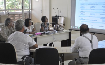 Reunião da Comissão eleitora, responsável pela condução da consulta à comunidade universitária para escolha do novo reitor da Ufal