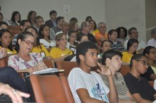 Estudantes e professores participaram do Ato