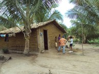 Padrão de construção comum nas comunidades quilombolas