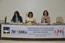 Mesa da 76ª Semana Brasileira de Enfermagem