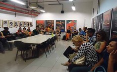 Elenco do Balé do Teatro Castro Alves durante a exibição do documentário