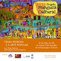 Munguzá Cultural terá a artista Tânia Pedrosa como palestrante