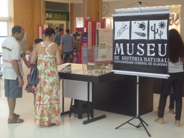 Exposição itinerante no Shopping Pátio Maceió, em 2013