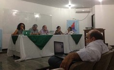 Comissão em visita ao programa de Pós-graduação em Zootecnia