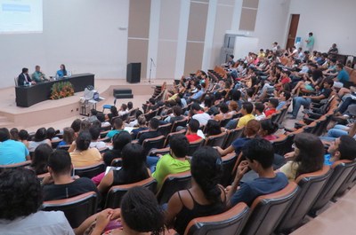 Evento realizado no auditório da Reitoria