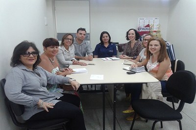 Reunião entre a equipe da Proest da Ufal e a equipe do Detran AL