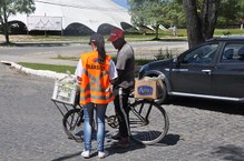 Ciclistas também foram alvo da campanha promovida pela Ufal e SMTT