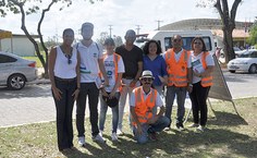 Equipe da Assessoria de Comunicação da Ufal com os educadores da SMTT