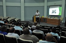 Ainda como parte da programação, foi ofertada uma palestra para os motoristas da Universidade