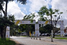 Ufal no Maio Amarelo: aviso também está na entrada do Campus A.C. Simões