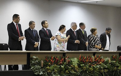 Mesa solene de abertura do Caiite 2015