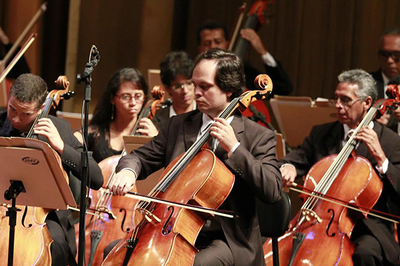 Apresentação da Orquestra no último Caiite