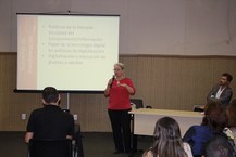 A pesquisadora Judith Kalman fez a abertura do evento internacional