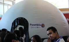Planetário também é atração no Caiite