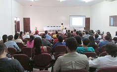 Palestra de abertura do professor Glauber Tomaz