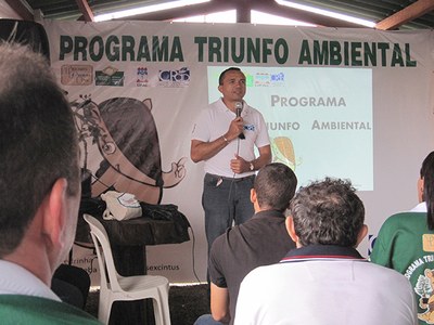 Professor José Vieira, coordenador do Programa Triunfo Ambienatl