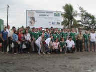 Grupo que participou do lançamento do programa