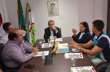 Reunião com o reitor do Ifal, Sérgio Teixeira