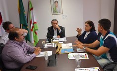 Reunião com o reitor do Ifal, Sérgio Teixeira