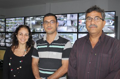 Nélia Callado, Antonioni Borges e Gilmar Batinga