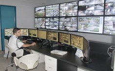 Sala de videomonitoramento instalada na Sinfra