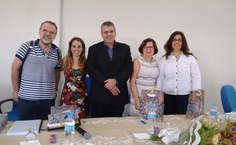 Luis Paulo Mercado (ao centro) foi o presidente da banca