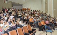 Participantes da Senq 2015 lotaram o auditório da Reitoria da Ufal