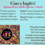 Núcleo de Idiomas faz exibição de filme e debate em inglês