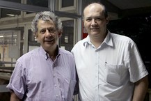 Fernando Dolabela e Josealdo Tonholo, professor da Ufal