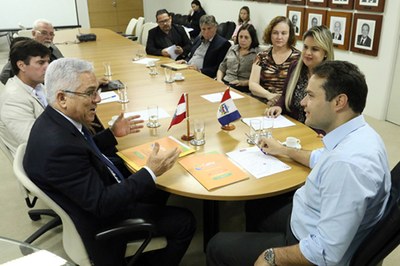 Reunião com o governador Renan Filho confirma apoio à Ufal para realização da 5ª edição do Festival Universitário de Cinema (Fotos Agência Alagoas)