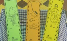 Quem visitar a exposição, além de apreciar as fotos, receberá de brinde um marca páginas confeccionado pelos alunos de Design