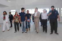 Ministro Aldo Rebelo conhece as instalções do Hospital Veterinário da Ufal, acompanhado por gestores, professores e alunos da Unidade de Viçosa