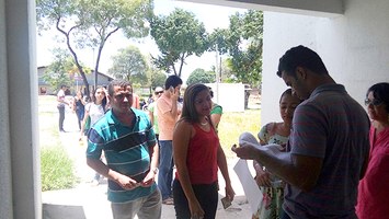 Candidatos lotam salas no 8º Simulado Enem do Conexões de Saberes