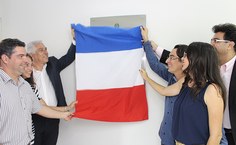 Reitor inaugura mais uma obra CT Infra