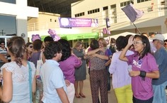 Valéria Correia comemora a ida para o segundo turno